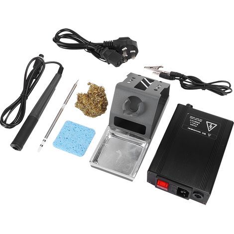 Fer à souder électrique T12 pour la réparation de téléphones portables, station de soudage avec fil volant, prise AU 90-230 V (1/5)
