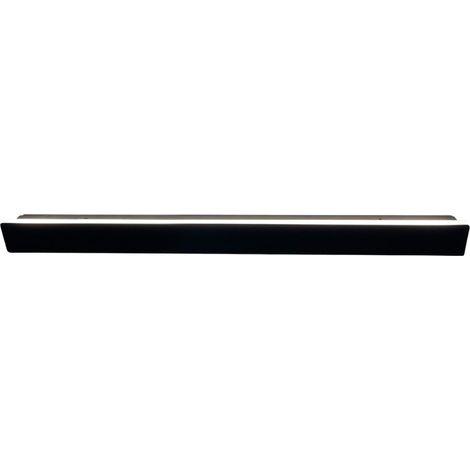 Lampada da parete moderna oblunga nera 60 cm IP54 LED a colori variabili 12W BODO Light Prestige (1/5)