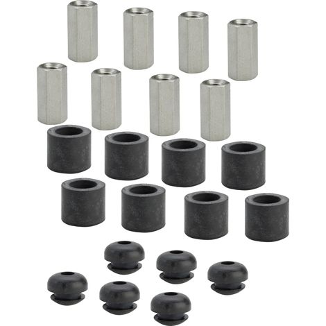 Ensemble d'accessoires 4971.72 en caoutchouc noir