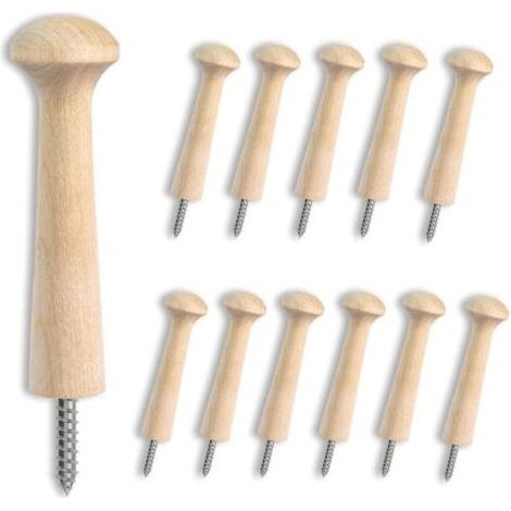 6 Pièces Bouton de Meuble en Forme d'Etoile de Mer avec 4 vis de différentes tailles, poignee de meuble cuisine en céramique,pour Placard Armoire Cuisine, Chambre d'enfant (Blanc) (1/5)