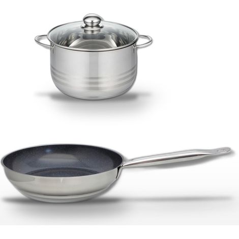 Lot Poêle 28cm et Faitout 20cm Elo Profi Therm Platinum (1/5)