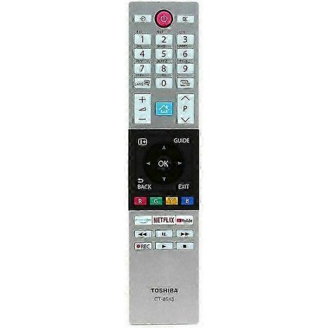 Nouvelle télécommande CT-8543 pour téléviseurs Toshiba Netflix 40L2863DG, 32W2863DG et 43V5863DG. (1/5)