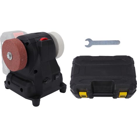 Mini ponceuse-polisseuse d'établi compatible avec les batteries Makita 18V et 21V, 6 vitesses, machine de ponçage électrique pour métaux, bois et bijoux. (1/5)
