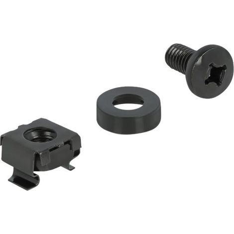 Kit de fixation Delock 66548 20 pièces métal noir (1/2)