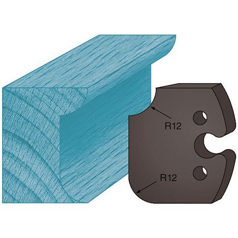 Diamwood Contre-fers Profilés en Acier pour Porte-Outils de Toupie - Ht. 48 x 5,3 mm - Jeu de 2 - Épaisseur 5,3 mm - Conception Haute Qualité (1/2)