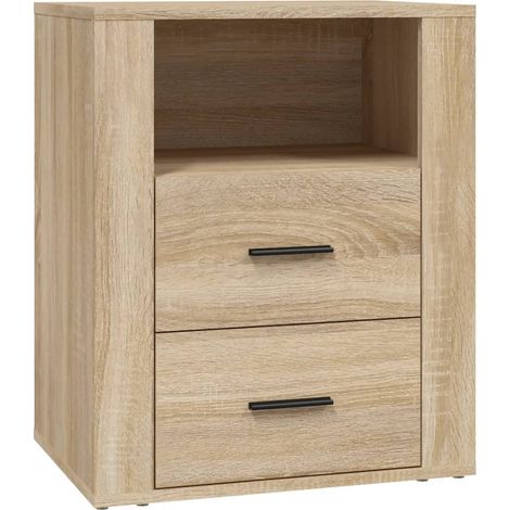Maison Exclusive - Nachttisch Sonoma-Eiche 50x36x60 cm Holzwerkst