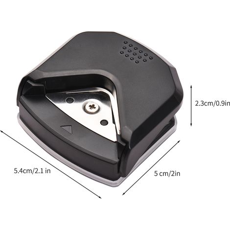 Poinçon rond d'angle R4, mini coupe-bordure rond portable de 4 mm pour l'artisanat de cartes, le papier d'emballage de scrapbooking, l'autocollant de photo stratifié, les projets de bricolage (1/5)