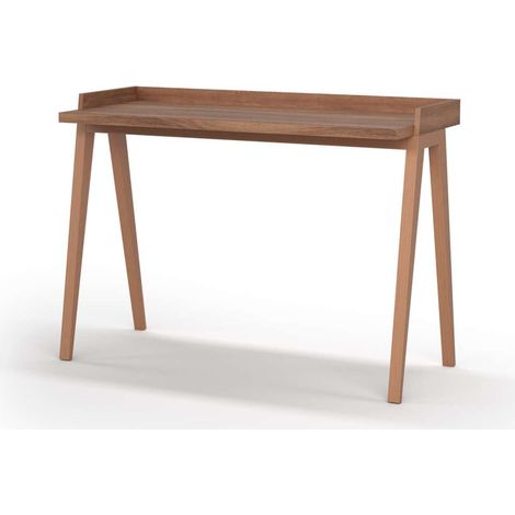 Mesa estudio Mod-Nairobi acabado nogal, 47 x 110 x 81 cm (fondo x ancho x alto) (1/4)