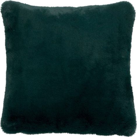 Coussin Imitation Fourrure "Cutie" 45x45cm Vert (1/2)