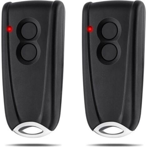 Telecommande Porte de Garage pour EcoStar RSC2-433 RSE2-433 RSZ1-433, pour Hormann Ecostar Liftronic/TUBAUTO EuroPro 500/700/800, pour Portronic D2500/D5000/S4000, 2 Pièces (1/4)