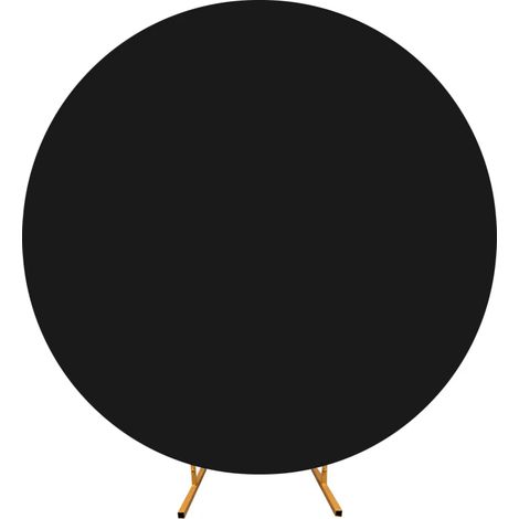 COPERTURA BIFACCIALE per ARCO A PALLONCINI FOTOGRAFICO TONDO 200 cm NERO