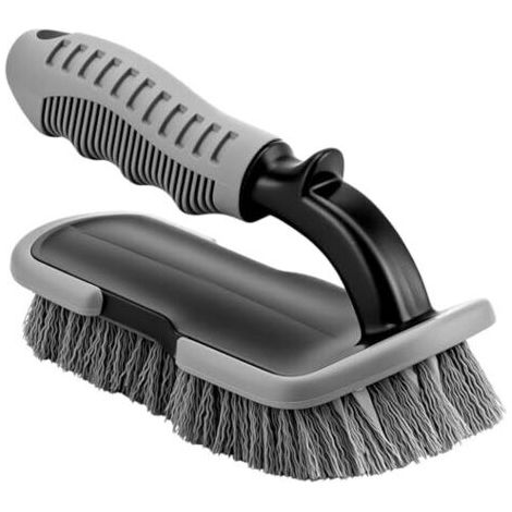 Brosse pour Tapis et Garnitures Auto - Poils rigides, poignée Ergonomique, pour la Maison et Le véhicule (1/5)
