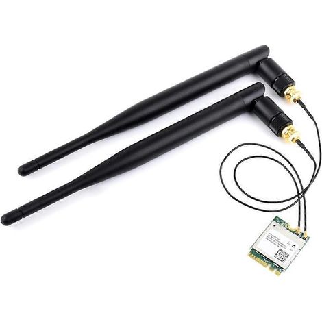 Carte réseau sans fil AW CB375NF double bande 2,4/5 GHz, 1 200 Mbps, BT 5.0 pour Linux/Windows 10/11 – Connecteur Wi-Fi compatible (1/5)