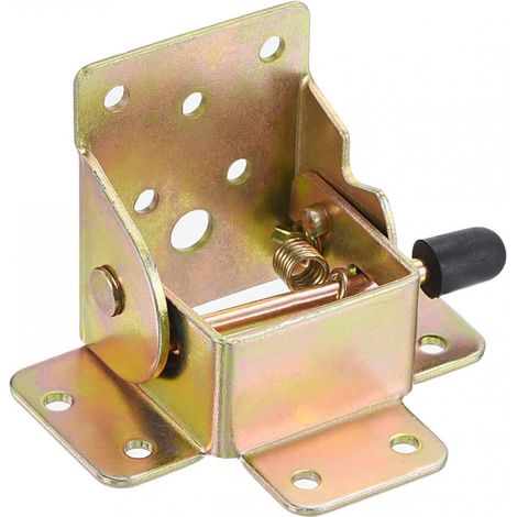 Pied Table Rabattable Cadre de Support Pliable Charnières Autobloquantes Matériel Charnière pour établi Pieds Pliants 4 pcs (1/5)