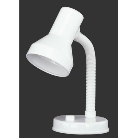 Schreibtischlampe 1xE27 Weiß Pronto Trio Lighting