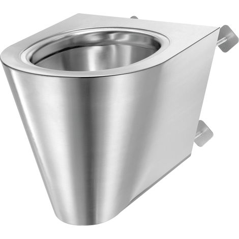 Delabie WC S21 S TC wandh. Anschl. von hinten Edst. 1.4301 satiniert
