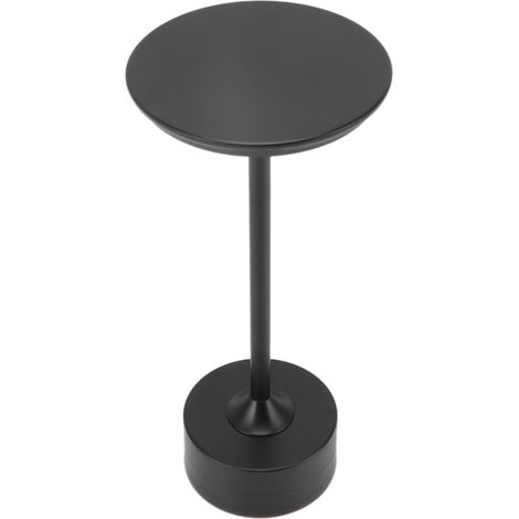 Lampe de table sans fil rechargeable 2000 mAh, 3 niveaux de luminosité, portable, USB-C, LED, lampe de chevet en métal noir (1/5)