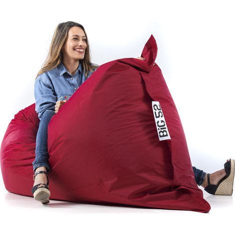 Pouf Géant Bordeaux BiG52 Classic 170x130 cm - Déhoussable, Intérieur/Extérieur, Rempli de Billes de Polystyrène (1/5)
