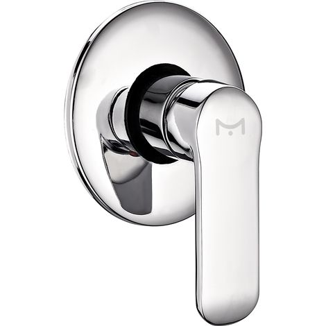 Miscelatore doccia da parete america ad incasso ottone colore cromato bagno confezione 1 (1/2)