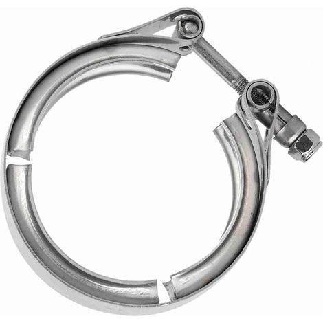 Bride Universelle 63mm 2.5 Pouces Collier Turbo Downpipe Échappement Auto avec Vis M6 (1/5)