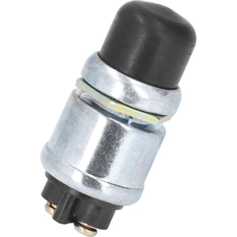 Bouton-poussoir de démarrage moteur avec capuchon étanche, universel pour voiture, camion, bateau, camping-car, quad 12 V/24 V-Crezuo (1/4)