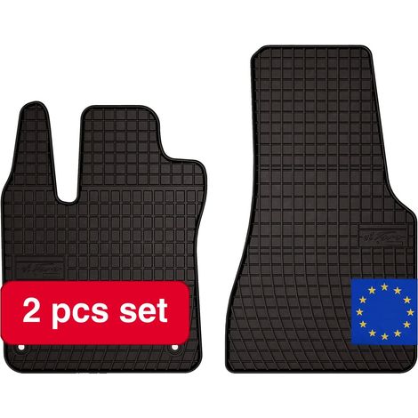 Tapis de voiture en caoutchouc, ajustement sur mesure pour Smart Fortwo III, protection durable, noir (1/5)