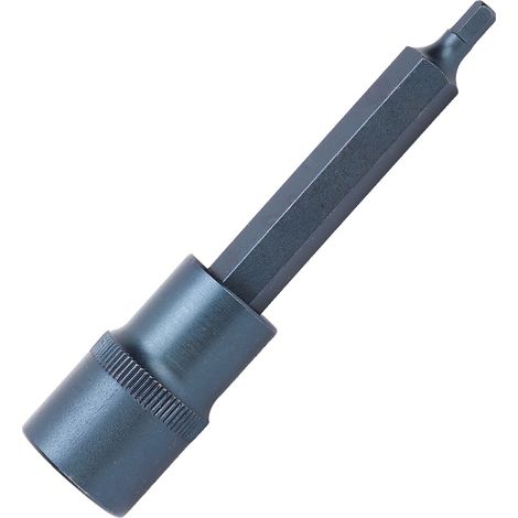 Embout hexagonal à douille en acier allié S2, tournevis long, clé électrique rapide, outil de quincaillerie 100x4 (1/5)