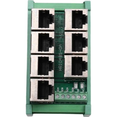 Connecteur RJ45 mâle/femelle vers connecteur RJ45 7 broches, bornier pour adaptateur réseau, module de test de câblage EK (1/5)