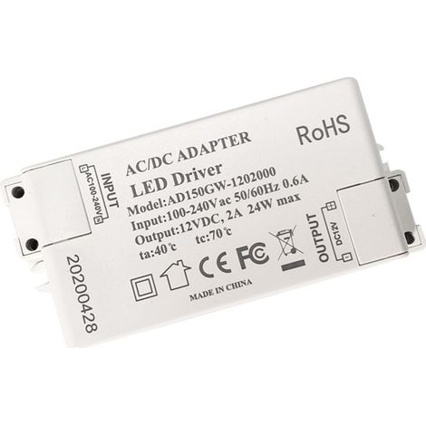 Adaptateur d'alimentation à découpage LED monobloc 24W Transformateur LED-944424mm (1/5)