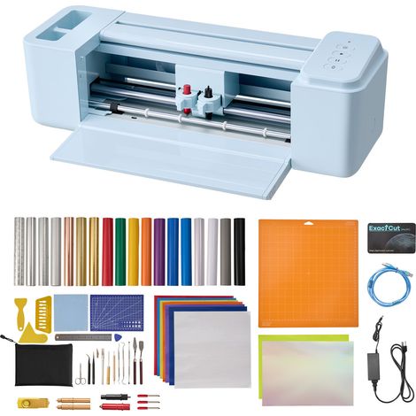 Mophorn Vinylschneidemaschine 30 cm, Schneideplotter mit Tastensteuerung und Zubehörset, kompatibel mit Mac, Windows, Android und iOS, ideal für kreative Projekte wie Karten und Wohnaccessoires (1/5)