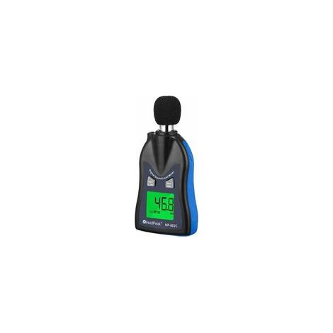 Sonomètre décibelmètre 30130 dB, pondération rapide/lente, maintien max, arrêt auto, rétroéclairage, piles incluses – (1/5)