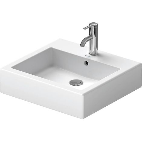 [NEUWERTIG] B-Ware Duravit Aufsatzbecken Waschschale Waschtisch Vero 50x47cm Weiß Rechteckig (1/2)