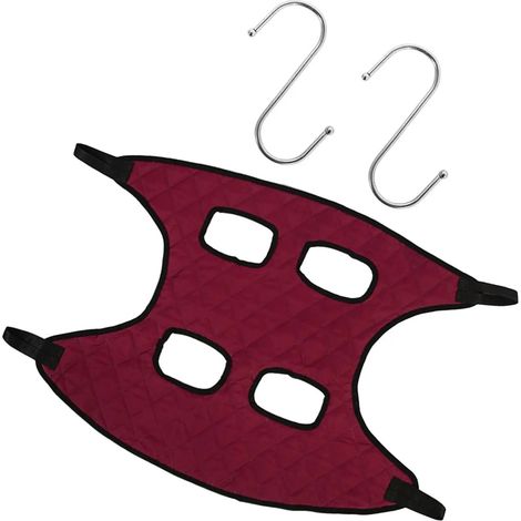 Aseo Hamaca Harnais Transpirable Rojo Sujecin Rouge S (1/5)