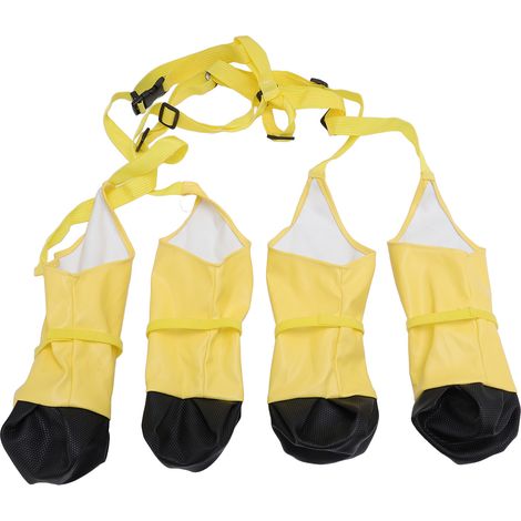 Bottes à bretelles pour chien, imperméables, résistantes à l'abrasion et antidérapantes, pour animaux de compagnie, taille XL. (1/5)