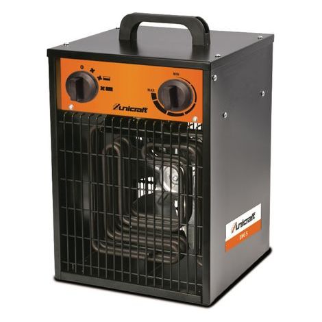 Unicraft Elektroheizgerät EHG 5 - 5 kW - 5,6 kg - 793 m³/h - 400V (1/2)
