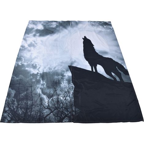 Rideau occultant haute qualité 3D impression numérique créative série animaux 170x200cm motif 45 (1/5)