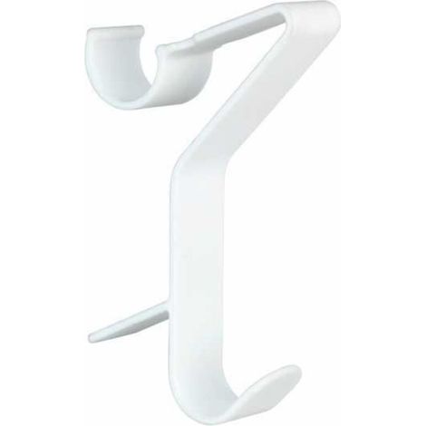 Supports de salle de bain FLEXI pour radiateurs, lot de 3 crochets en plastique - -