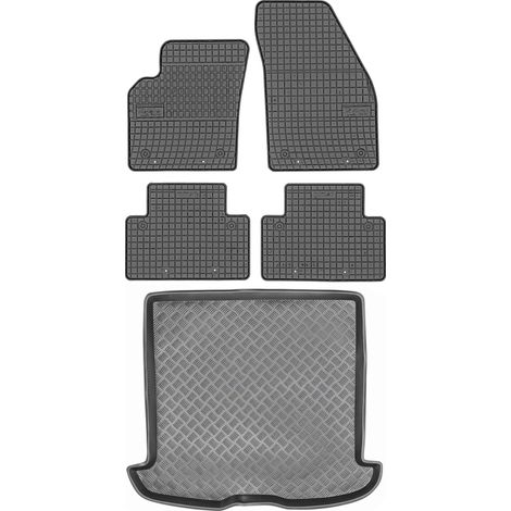 Volvo V50 Kombi (2004–2012) – SET: Gummifußmatten + Kofferraummatte (1/5)