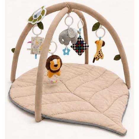Baby Play Mat, Removable Ark, 6 Sensory Toys (1/5)