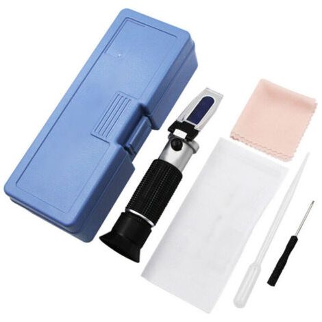 Réfractomètre portable à main, plage 0‑32 %, testeur Brix haute précision pour la teneur en sucre dans les aliments et boissons