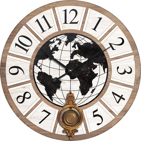 Signes Grimalt Orologio da muro adorno  Orologi da parete da parete Mapamundi 4x58x58cm 27826
