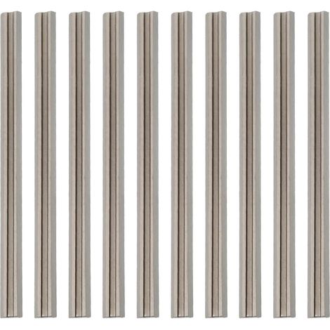 10pcs HSS 82mm Electric Planer Blades with Double Edge Replacement Compatible with Hand Planers Wood Cutting (1/5)