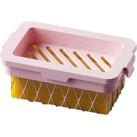 Porta sapone, scatola schiumogena, porta sapone multifunzionale, organizzatore per il bagno, contenitore scolapiatti, vassoio di stoccaggio antiscivolo, custodia da banco con base (1/5)