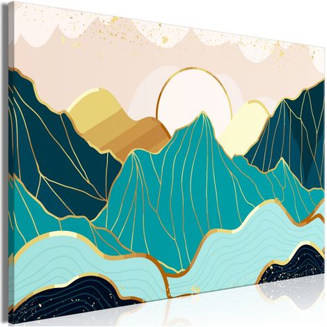 Tableau Green Pastures Partie 1 Large - 90 x 60 cm (1/3)