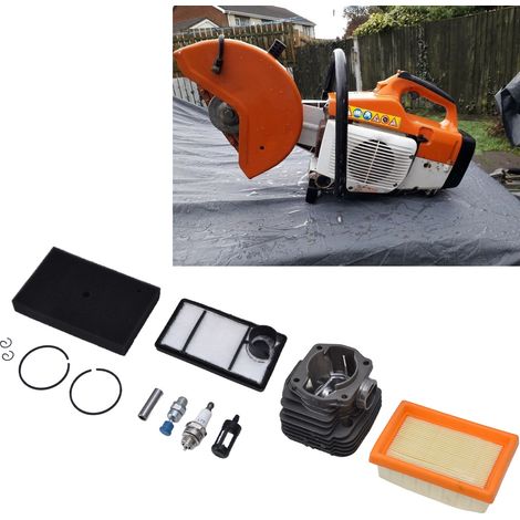 49-mm-Kolben-Zylinder-Einheit, Luft-Kraftstoff-Filtersatz für Stihl TS400 Betonsäge, Ersatzteil 4223 020 1200 (1/5)