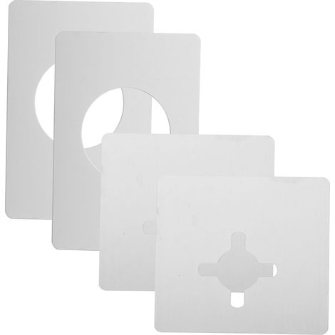 Lot de 4 plaques de remplissage de trous pour cadre de porte (1/5)