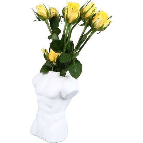 Vase en céramique polie, compact et polyvalent, idéal pour la maison, le bureau ou le salon. (1/5)