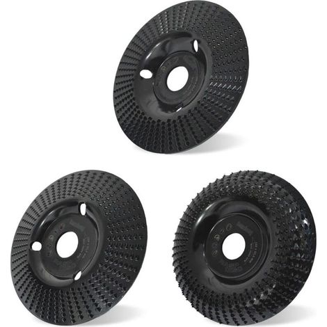 Disques de ponçage pour bois, disques de ponçage en carbure de tungstène de 125 mm, disques de ponçage pour façonner, poncer, couper et sculpter le bois. (1/4)