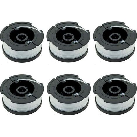 Paquet de 6 Bobines A6481 A6485 pour Black Decker Coupe Bordures (1/5)