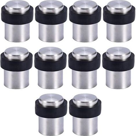 10 X Butoir de Porte de Sol 4.5 cm en Acier Inox Arrêt de Porte Butoir Bloque Porte,de DEBUNS (1/5)